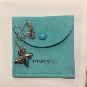 RARE Tiffany & Co. magnolia flower necklace